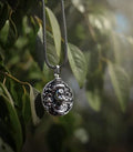 Hanuman Ji Oxidized Silver Pendant Necklace for Men – Bajrangbali Locket